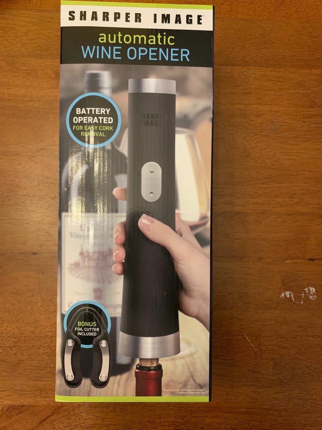 SHARPER IMAGE AUTOMATIC WINE OPENER