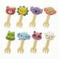 Torune 8 Piece Bento Decoration Food Picks Forks Cute Animal for Lunch Box