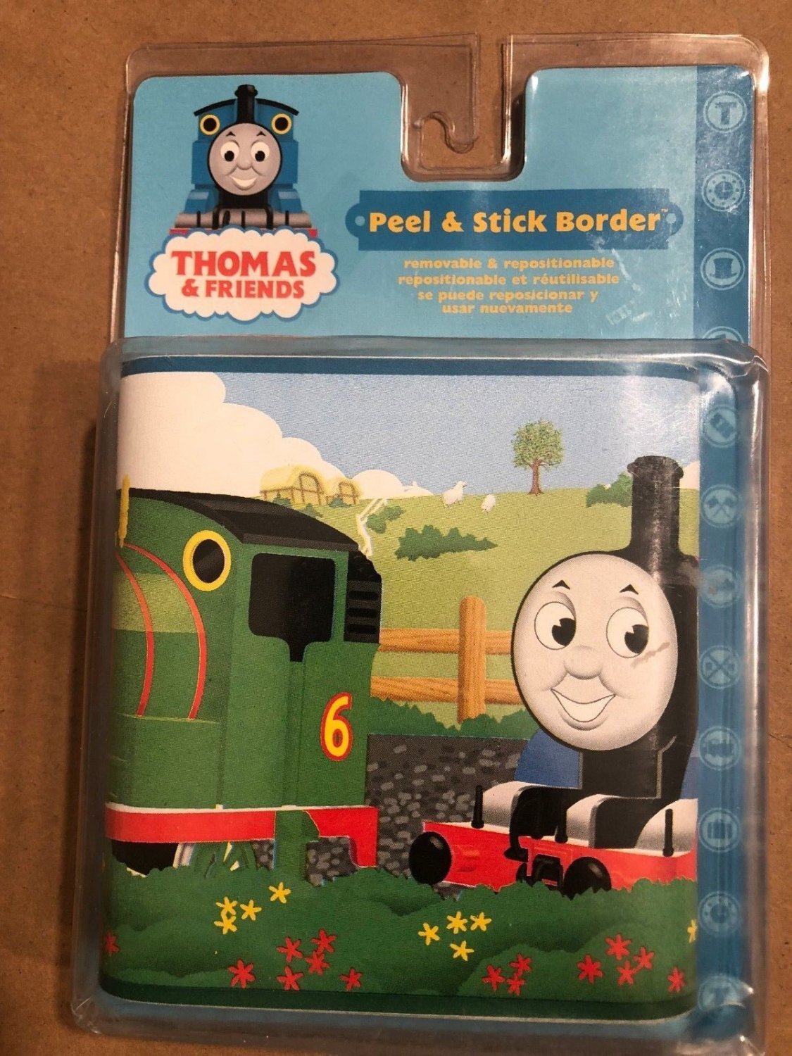 Thomas & Friends Tank Train Peel Stick Wall Border Decoration