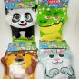 (Lot of 4) Glove A Bubble Wave n Play! Lion Panda Croc Bunny Hundreds Of Bubbles