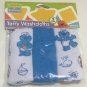 Sesame Street Beginnings 3pc Cookie Monster Blue Newborn Baby Washcloths