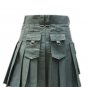 Custom made Green Gothic kilt, Utility Fabric Kilt
