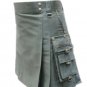 Custom made Green Gothic kilt, Utility Fabric Kilt
