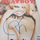 Pamela Anderson autographed LAST Playboy magazine
