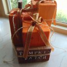 Rustic Wooden Pumpkins Decor