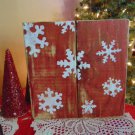 Rustic Wooden Red  Wall Hanging