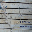 Wooden "I Love You to the Moon and Back" Sign