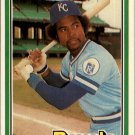 1981 Donruss 340 Frank White