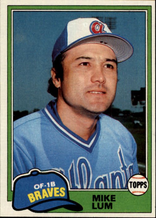 1981 Topps 457 Mike Lum