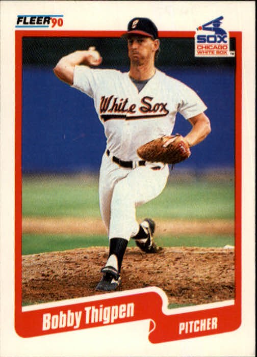 1990 Fleer 549 Bobby Thigpen