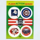 1990 Fleer Team Stickers 2 Atlanta Braves/Chicago Cubs/Kansas City Royals/Milwaukee Brewers