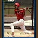 2006 Bowman Draft Draft Picks Gold 49 Terrance Warren 2006 Bowman Draft Draft Picks Gold 49 Terrance Warren