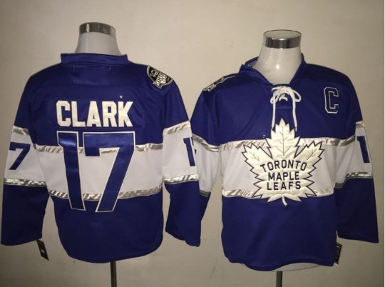 2017 Centennial Classic 100th Anniversary ice hockey Toronto Maple Leafs jersey #17 Wendel Clark