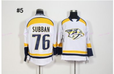 Nashville Predators #76 P.K Subban White 2016 Hockey Jerseys Ice Winter All Stitched