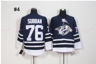 Nashville Predators #76 P.K Subban Blue 2016 Hockey Jerseys Ice Winter All Stitched