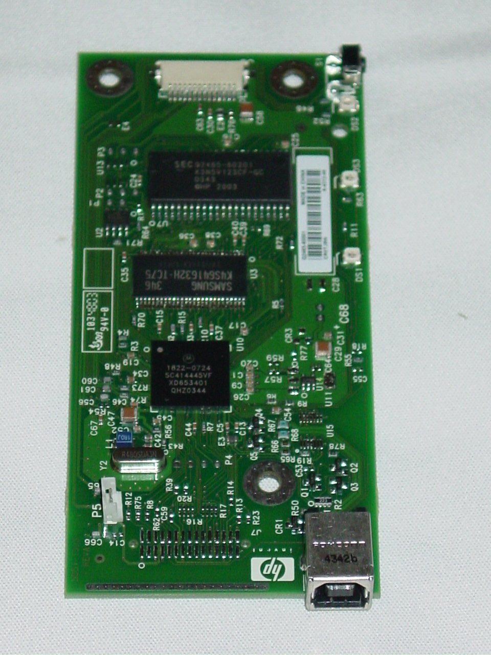 Hp Laserjet 1012 Laser Printer Pcb Formatter Main Board Q2465 60001