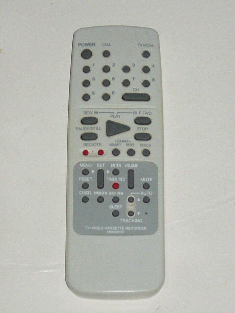 Orion Sansui 0766093100 TV VCR Remote Control
