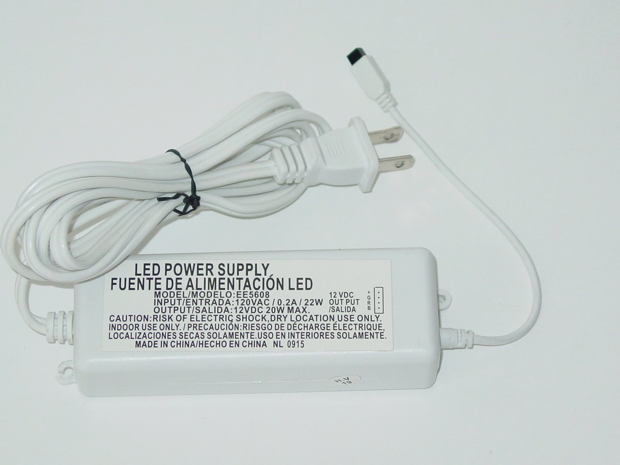 Commercial Electric DC5237WHA LED Flexible Tape EE5608 AC Power
