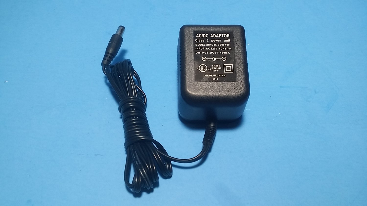 RHD35-0900400 AC Power Adapter 9V 400mA