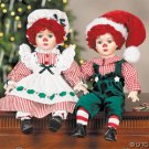 BOBBY & BETTY DOLLS AS SANTA & MRS CLAUS