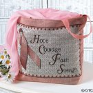 BREAST CANCER AWARENESS TAPESTRY TOTE