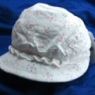 "Kona" - Infant Sun Caps with Floral Design
