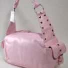 Single Strap Handbags with Pyramid Stud Accents and End Pouches