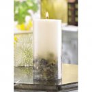 Seashell Filled Candle