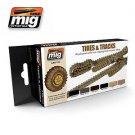 Tires & Tracks Set by AMMO MIG - for WWII all vehicles, modern and Si-Fi.