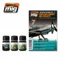 AirPlanes Engine & Exhauss weathering set by AMMO MIG for WWII, Modern, & Si-Fi