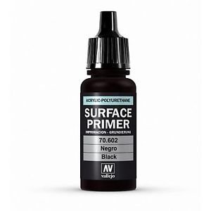 Vallejo Surface Primer Black 17ml Ref 70.602