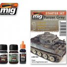Panzer Grey Starter weathering set by AMMO MIG MIG-7407 WWII, Modern, & Si-Fi