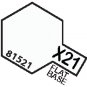 X21 MIN Flat Base - 10ml jar of Tamiya Color Mini Acrylic Paint