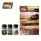 U.S. Modern Vehicles Weathering by AMMO MIG for WWII/modern and Si-Fi vehicles.