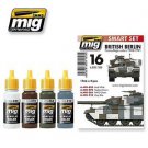 British and Berlin Camo colos 1988-1991 colors Set by AMMO of MIG A.MIG-7150