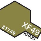XF49  MIN khaki - 10ml jar of Tamiya Color Mini Acrylic Paint