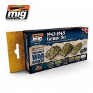 1943-1945 German Color camo set by AMMO MIG for Mini War Gamers, WWI,WWII, Sifi