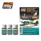 German Early Fighters &  Bombers weathering set by AMMO MIG for WWII, & Si-Fi.