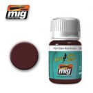 PLW Dark Red Brown Wash MIG-1605 by AMMO MIG for WWII/modern and Si-Fi vehicles
