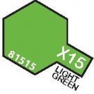 X15  MIN Light Green- 10ml jar of Tamiya Color Mini Acrylic Paint