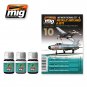 Air Weathering set Metallic Airplanes & Jets set by AMMO of MIG A.MIG 7423