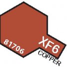 XF6  MIN Copper - 10ml jar of Tamiya Color Mini Acrylic Paint