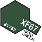 XF67  MIN Nato Green - 10ml jar of Tamiya Color Mini Acrylic Paint