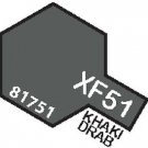 XF51  MIN Khaki Drab - 10ml jar of Tamiya Color Mini Acrylic Paint