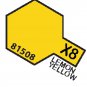 X8 MIN Lemon Yellow - 10ml jar of Tamiya Color Mini Acrylic Paint