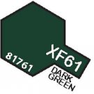 XF61  MIN Dark Green - 10ml jar of Tamiya Color Mini Acrylic Paint