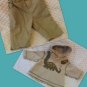 Dinosaur Hoodie, Khaki Pants Size 6 - 9 Month Boys Complete Outfit