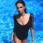 Tassel Sleeve Monokini Swimwear One-piece swimsuit for Women