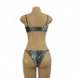 Python Print Swimsuit for Women Boa Push-Up Spaghetti Strap Swimwear with Cheeky Thongs