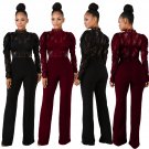 Women Sexy Lace Jumpsuit Fashion American Streetwear Leisure Rompers Spring Break Clothes